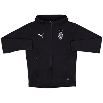 2018-19 Borussia Monchengladbach Puma Hooded Zip Top - 9/10 - (S)