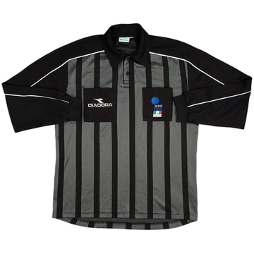 1999-00 Italy FIGC Diadora Referee L/S Shirt - 5/10 - (XL)