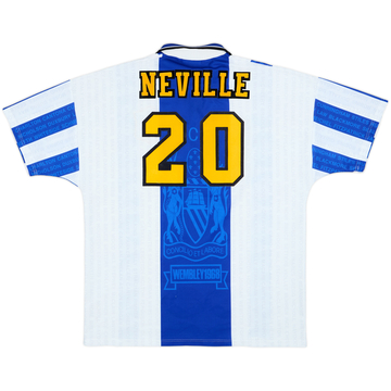 1994-96 Manchester United Third Shirt Neville #20 - 6/10 - (XL)
