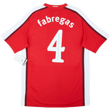 2008-10 Arsenal Home Shirt Fabregas #4 (M)