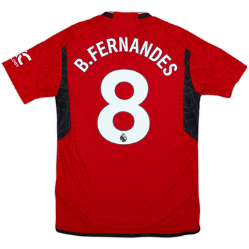 2023-24 Manchester United Authentic Home Shirt B.Fernandes #8 - 10/10 - (M)
