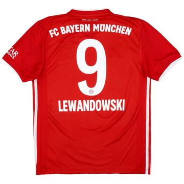 2020-21 Bayern Munich Home Shirt Lewandowski #9 - 8/10 - (M)