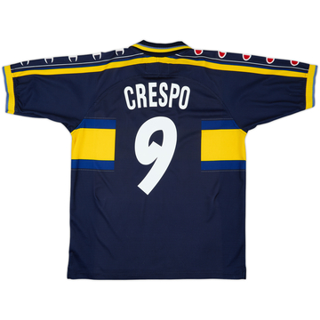 1999-00 Parma Away Shirt Crespo #9 - 8/10 - (L)