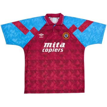 1990-92 Aston Villa Home Shirt - 8/10 - (XL)