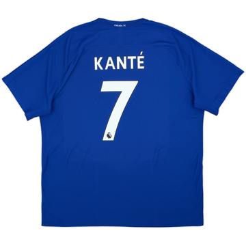 2017-18 Chelsea Authentic Home Shirt Kante #7 - 8/10 - (XXL)