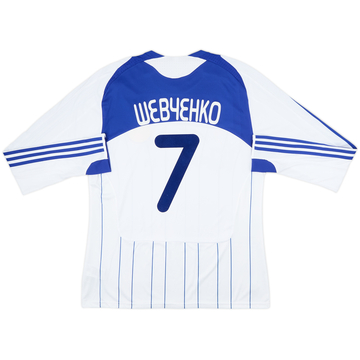 2009-10 Dynamo Kyiv Home L/S Shirt Shevchenko #7 - 8/10 - (L)