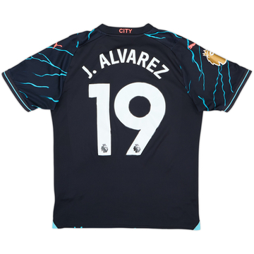 2023-24 Manchester City Third Shirt J.Alvarez #19 - 8/10 - (M)