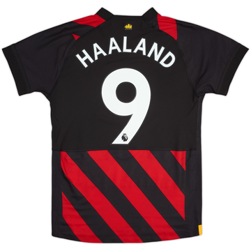 2022-23 Manchester City Authentic Away Shirt Haaland #9 - 10/10 - (Women's S)