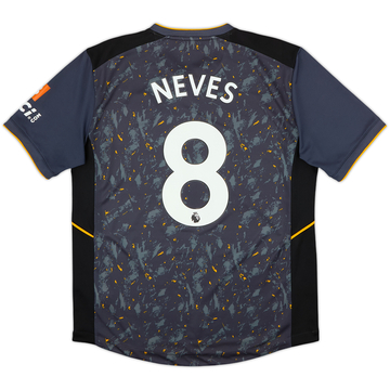 2021-22 Wolves Away Shirt Neves #8 - 10/10 - (L)