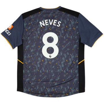 2021-22 Wolves Away Shirt Neves #8 - 10/10 - (XL)