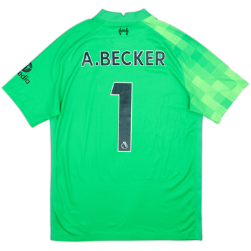 2021-22 Liverpool GK S/S Shirt A.Becker #1 - 10/10 - (M)