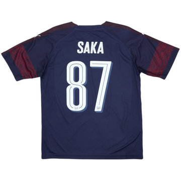 2018-19 Arsenal Away Shirt Saka #87 - 8/10 - (M)