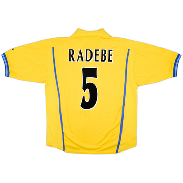 2000-02 Leeds United Away Shirt Radebe #5 - 8/10 - (S)