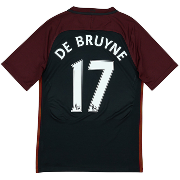 2016-17 Manchester City Away Shirt De Bruyne #17 - 8/10 - (S)