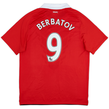 2010-11 Manchester United Home Shirt Berbatov #9 - 7/10 - (L)