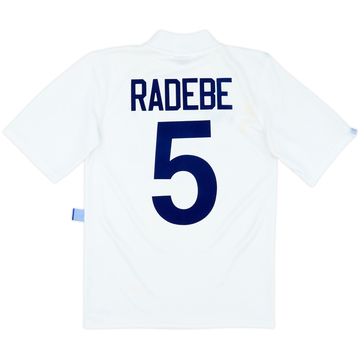 1995-96 Leeds United Home Shirt Radebe #5 - 8/10 - (S)