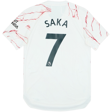2020-21 Arsenal Authentic Away Shirt Saka #7 - 8/10 - (M)