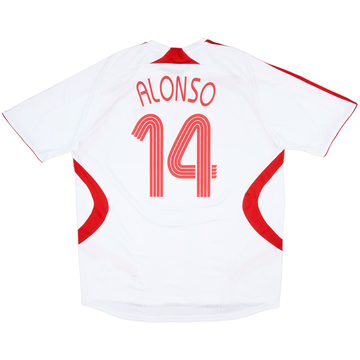2007-08 Liverpool Away Shirt Alonso #14 - 5/10 - (XXL)