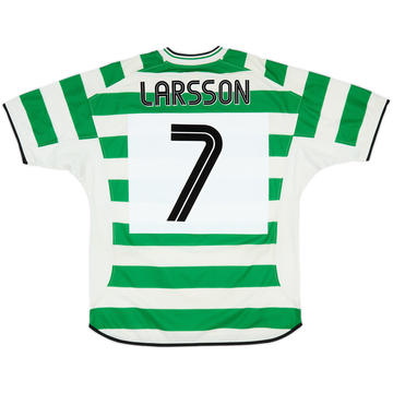 2001-03 Celtic Home Shirt Larsson #7 - 5/10 - (L)