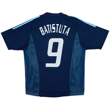 2002-04 Argentina Away Shirt Batistuta #9 - 9/10 - (M)