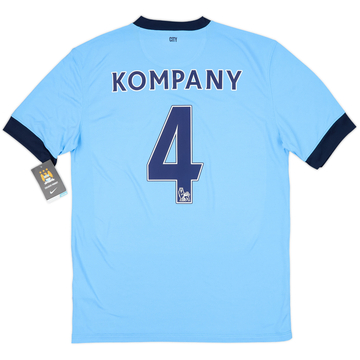 2014-15 Manchester City Home Shirt Kompany #4 (M)
