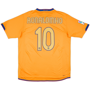 2006-08 Barcelona Away Shirt Ronaldinho #10