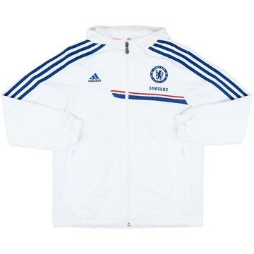 2013-14 Chelsea adidas Hooded Track Jacket - 10/10 - (M.Boys)