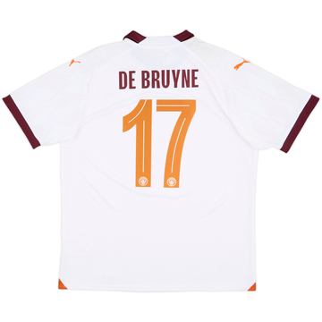 2023-24 Manchester City Away Shirt De Bruyne #17 (L)