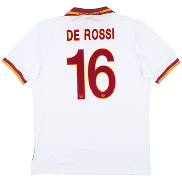 2013-14 Roma Player Issue Away Shirt De Rossi #16 - 6/10 - (3XL)