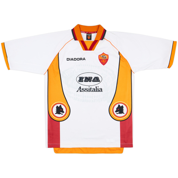 1997-98 Roma Away Shirt - 10/10 - (L)