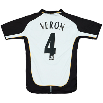 2001-02 Manchester United Centenary Away/Third Shirt Veron #4 - 7/10 - (L.Boys)