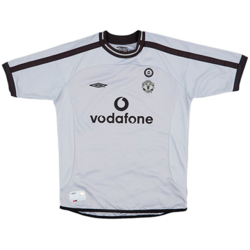 2001-02 Manchester United Centenary S/S GK Shirt - 8/10 - (M.Boys)