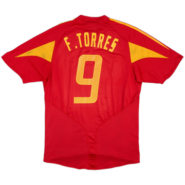 2004-06 Spain Home Shirt F. Torres #9 - 7/10 - (L)