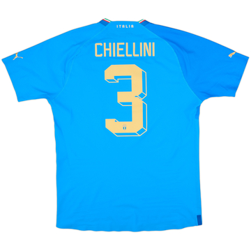 2022-23 Italy Authentic Home Shirt Chiellini #3 - 10/10 - (L)