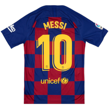 2019-20 Barcelona Home Shirt Messi #10 - 9/10 - (S)