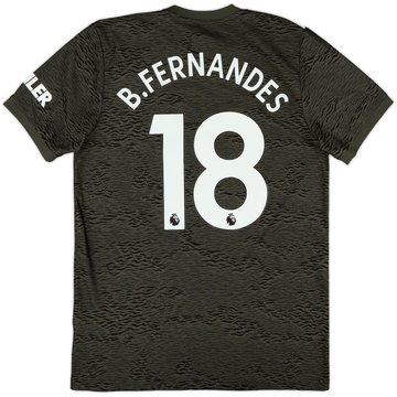 2020-21 Manchester United Away Shirt B.Fernandes #18 - 8/10 - (M)