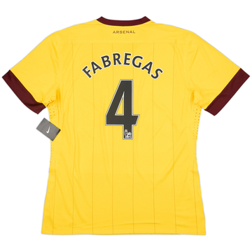 2010-13 Arsenal Player Issue Away Shirt Fabregas #4 (XL)