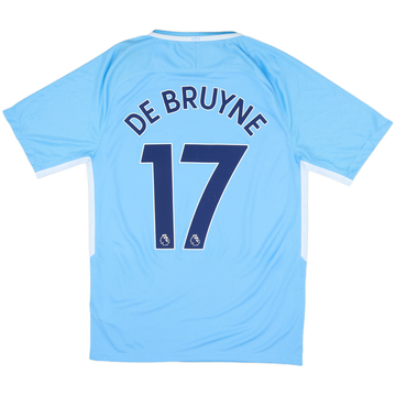2017-18 Manchester City Home Shirt De Bruyne #17 (S)