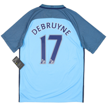 2016-17 Manchester City Home Shirt DeBruyne #17 (M)