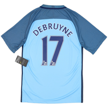 2016-17 Manchester City Home Shirt DeBruyne #17 (S)
