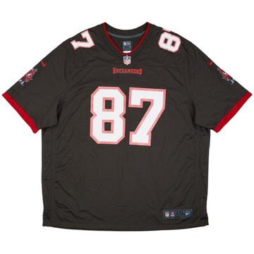2020-21 Tampa Bay Buccaneers Gronkowski #87 Nike Game Alternate Jersey - 5/10 - (3XL)