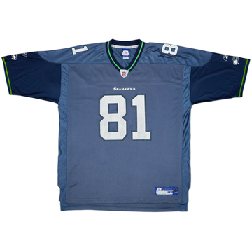 2006 Seattle Seahawks Burleson #81 Reebok On Field Home Jersey - 6/10 - (XXL)