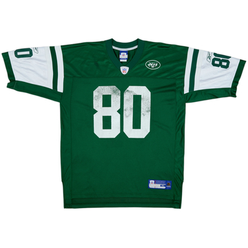 2005 New York Jets Chrebet #80 Reebok On Field Home Jersey - 5/10 - (XL)