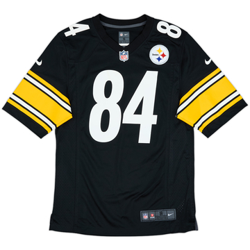 2012-18 Pittsburgh Steelers Brown #84 Nike Game Home Jersey - 9/10 - (S)