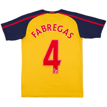 2008-09 Arsenal Away Shirt Fabregas #4 - 7/10 - (L.Boys)