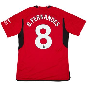 2023-24 Manchester United Home Shirt B.Fernandes #8 (L)