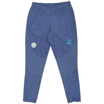 2024-25 Manchester City Staff Issue Puma Track Pants/Bottoms 'CD' - 10/10 - (L)