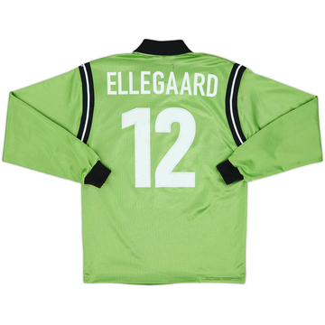 2001-02 Manchester City GK Shirt Ellegaard #12 - 6/10 - (S.Boys)
