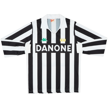 1992-94 Juventus Basic Home L/S Shirt #10 - 9/10 - (M)