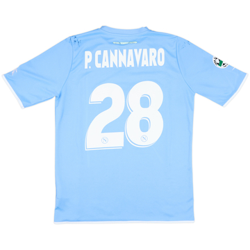 2006-07 Napoli Match Issue Coppa Italia Home Shirt P.Cannavaro #28